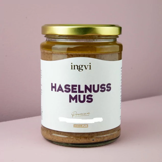 Haselnussmus von Ingvi, 500g
