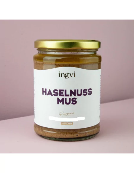 Haselnussmus von Ingvi, 500g