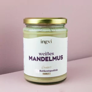 Mandelmus weiß von Ingvi, 500g