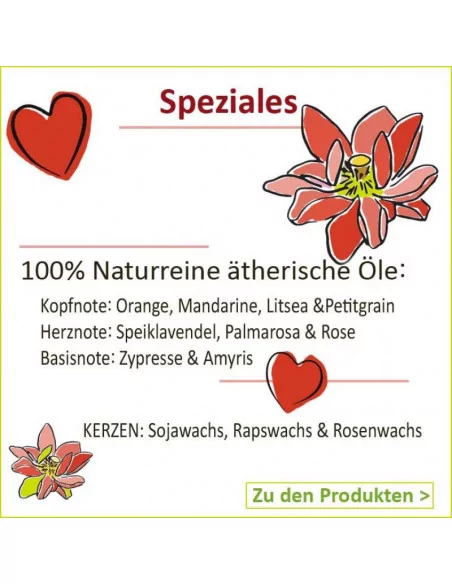 Mini Duftkerze "Merci" mit Deckel