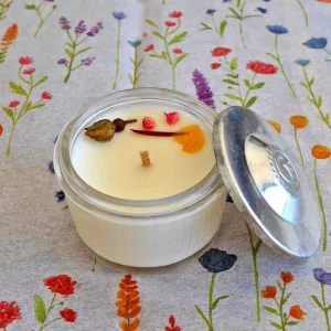 Mini Duftkerze Wunderschön mit Deckel