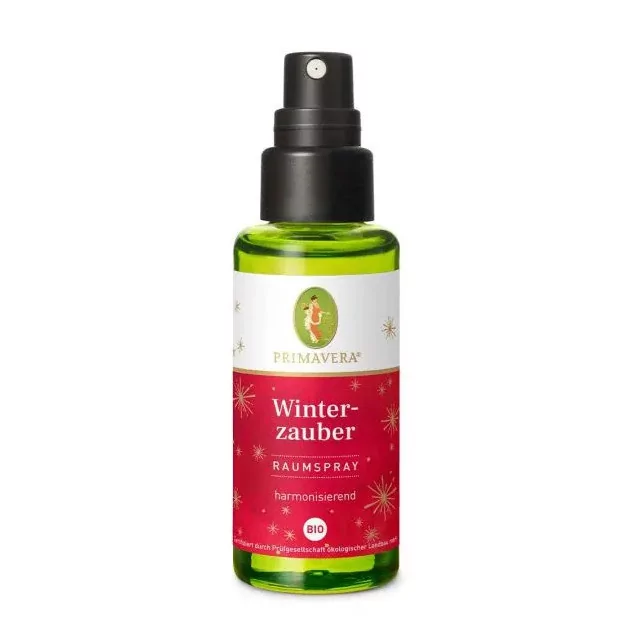 Winterzauber Raumspray bio | Warmer Winterduft mit Mandarine & Tonka